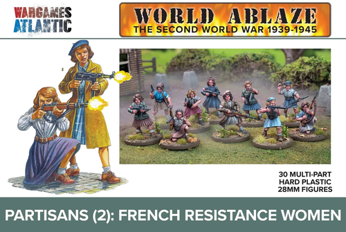 28mm Female French Resistance - Karwansaray Publishers