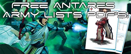 Beyond the Gates of Antares army lists free online - Karwansaray Publishers