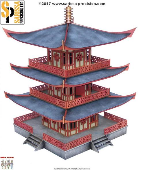 Japanese style Pagoda in 28mm - Karwansaray Publishers