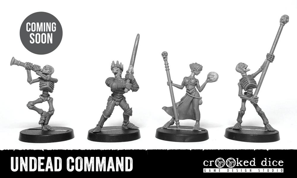 Skeletal command from Crooked Dice