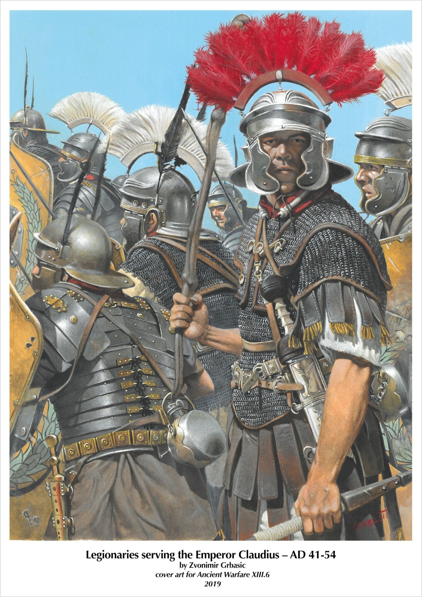 A4 print: Cover artwork for Ancient Warfare XIII.6 - Karwansaray Publishers