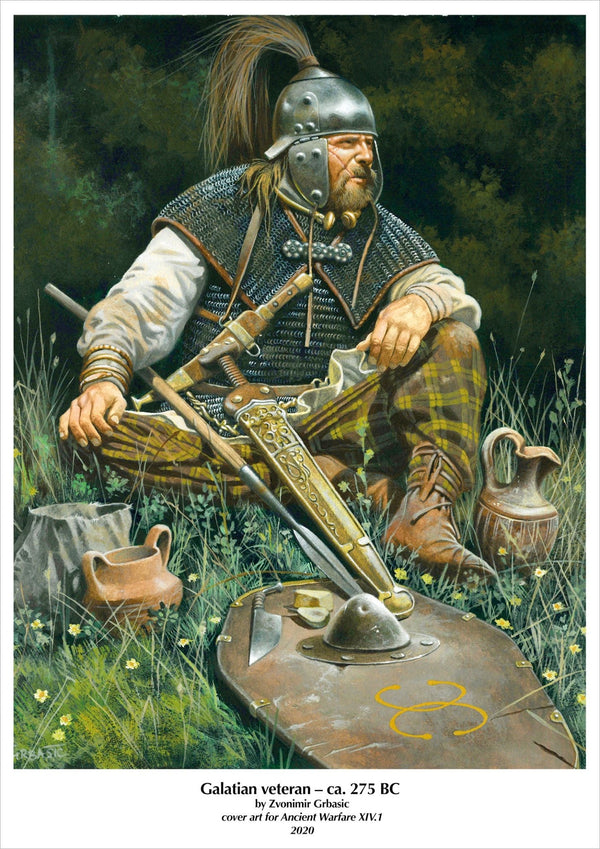 A4 print: Cover artwork for Ancient Warfare XIV.1 - Karwansaray Publishers