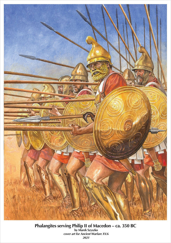 A4 print: Cover artwork for Ancient Warfare XV.6 - Karwansaray Publishers