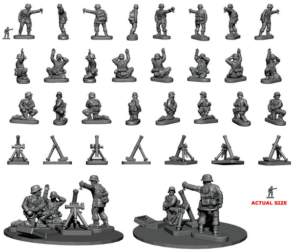 12mm plastic WW2 German preview - Karwansaray Publishers