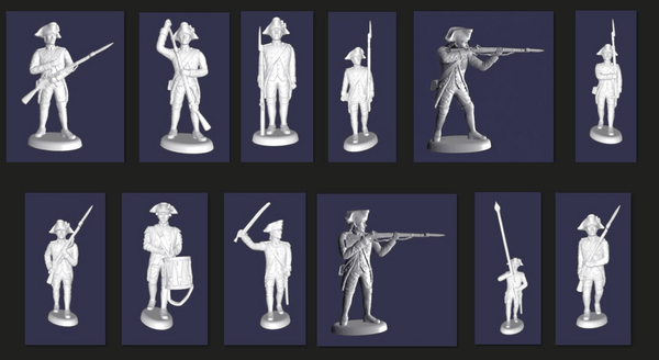 1/32 AWI French Infantry crowdfunder - Karwansaray Publishers
