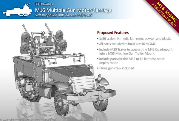 1/56 M16 MGMC Kit - Karwansaray Publishers