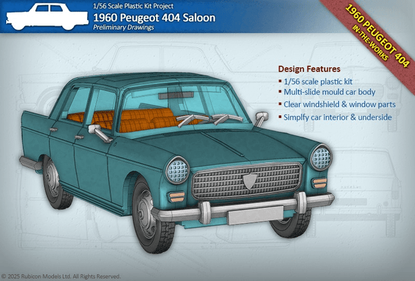 1/56 Peugeot 404 - Karwansaray Publishers