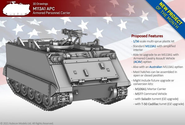 1/56 plastic M113 APC - Karwansaray Publishers