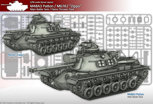1/56 Plastic M48 Patton - Karwansaray Publishers