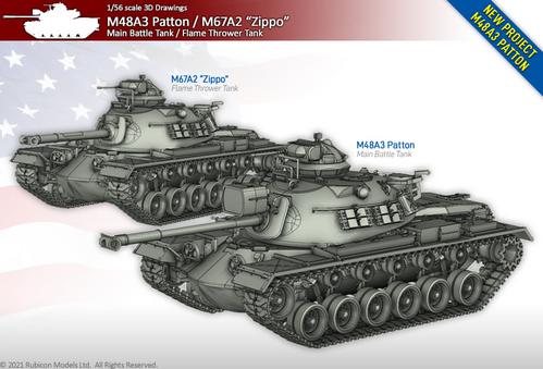 1/56 plastic M48 tank - Karwansaray Publishers