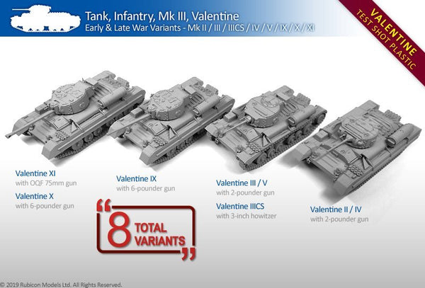 1/56 plastic Valentine Tank - Karwansaray Publishers
