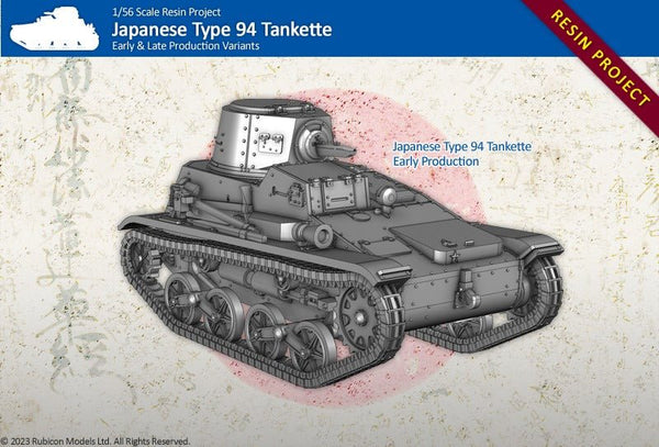 1/56 resin Type 94 tankette - Karwansaray Publishers