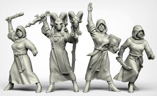 28mm Female Cultists - Karwansaray Publishers