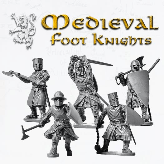 28mm foot knights preview - Karwansaray Publishers