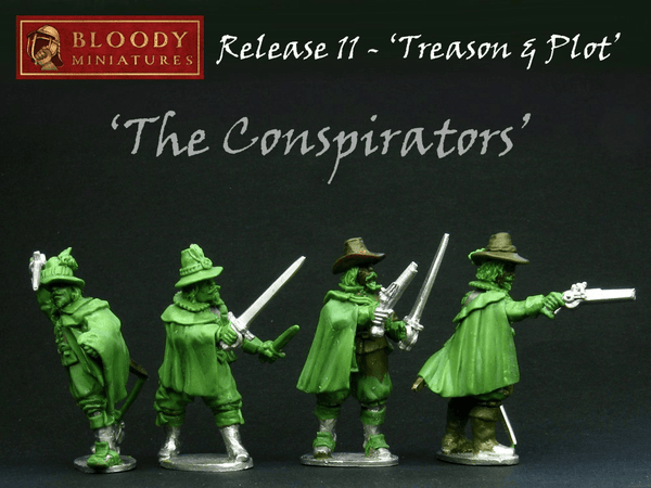 28mm Gunpowder plot conspirators - Karwansaray Publishers