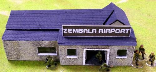 28mm MDF African Airport - Karwansaray Publishers