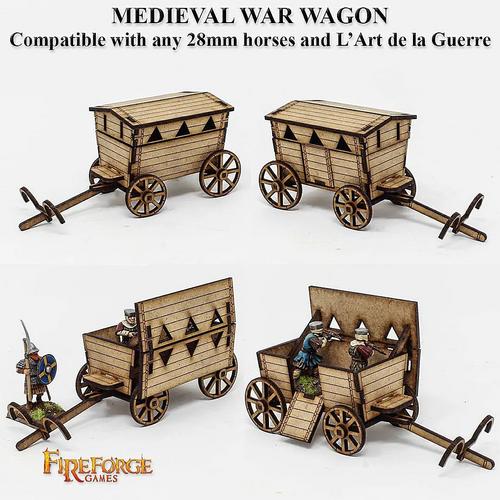 28mm MDF War Wagons - Karwansaray Publishers
