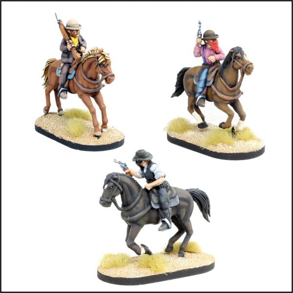 28mm Mounted cowboys - Karwansaray Publishers