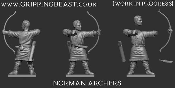 28mm Norman archers preview - Karwansaray Publishers