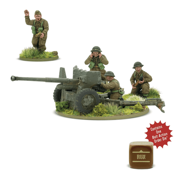 28mm plastic British heavy weapons and 6 pounder - Karwansaray Publishers
