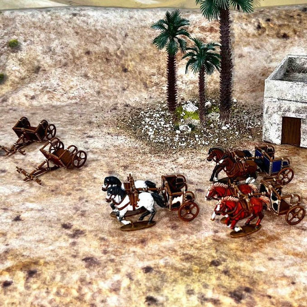 28mm plastic Bronze Age Chariots - Karwansaray Publishers