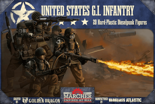 28mm plastic Dieselpunk US preview - Karwansaray Publishers
