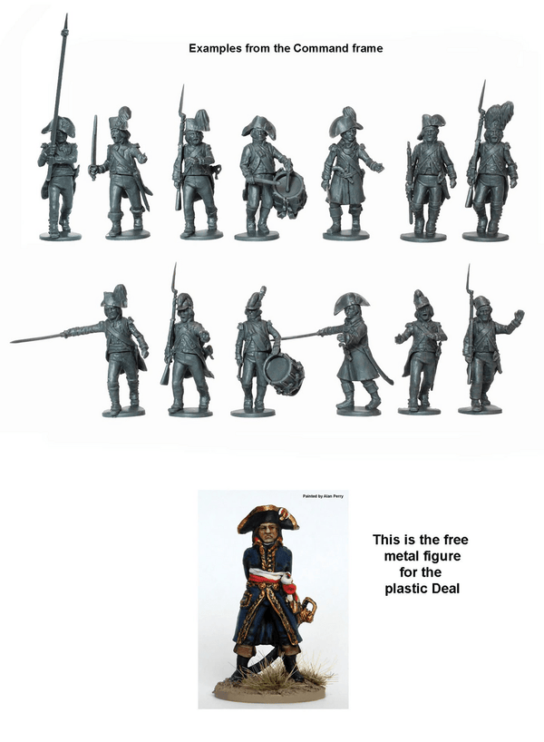 28mm plastic French Revolutionary Command preview - Karwansaray Publishers