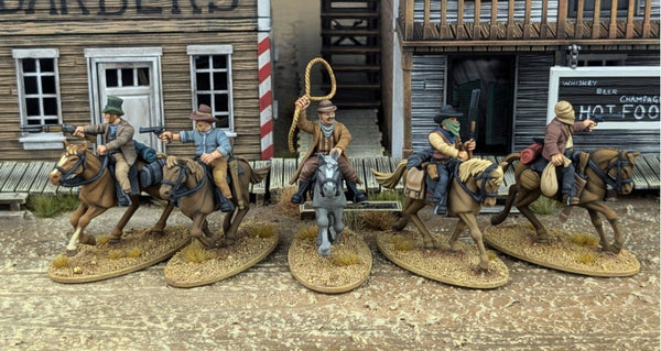 28mm plastic Mounted Gunfighers Kickstarter launched - Karwansaray Publishers