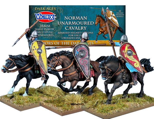 28mm plastic Norman Unarmoured Cavalry - Karwansaray Publishers