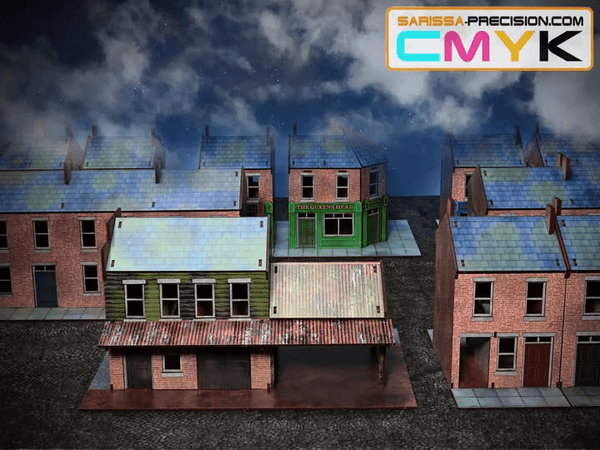 28mm Ready Coloured Gaslamp Alley - Karwansaray Publishers