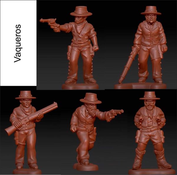 28mm Vaqueros and Banditos - Karwansaray Publishers