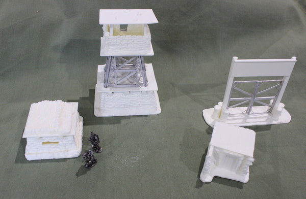28mm Vietnam resin fortifications - Karwansaray Publishers
