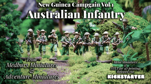 28mm WW2 Australian Kickstarter - Karwansaray Publishers