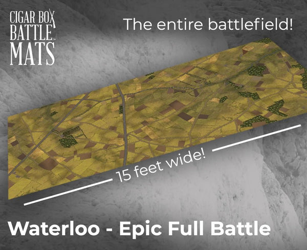 6.5' x 15' Waterloo battle mat - Karwansaray Publishers