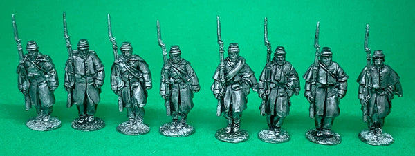 ACW infantry in greatcoats 28mm - Karwansaray Publishers