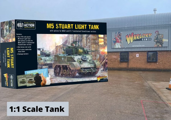 Breaking News! Warlord to offer 1 to 1 scale tanks! - Karwansaray Publishers