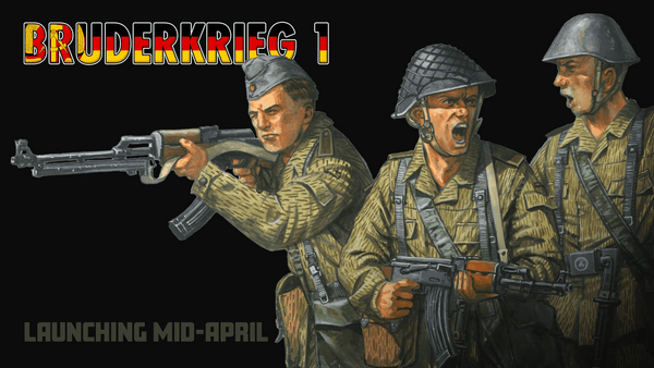 BRUDERKRIEG 1 - Cold War East German Infantry Kickstarter - Karwansaray Publishers