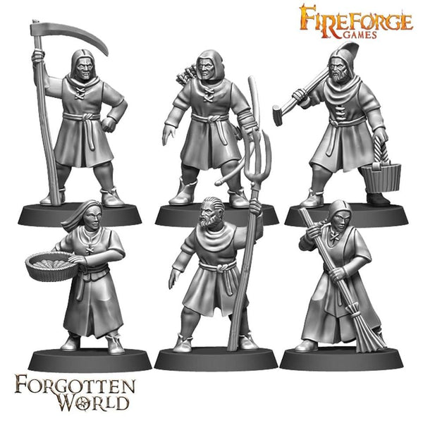 Folk Rabble from Fireforge - Karwansaray Publishers
