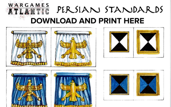Free Persian flags from Wargames Atlantic - Karwansaray Publishers