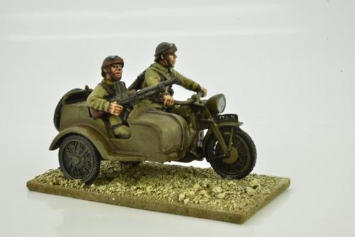 French Motorcycle with crew - Karwansaray Publishers