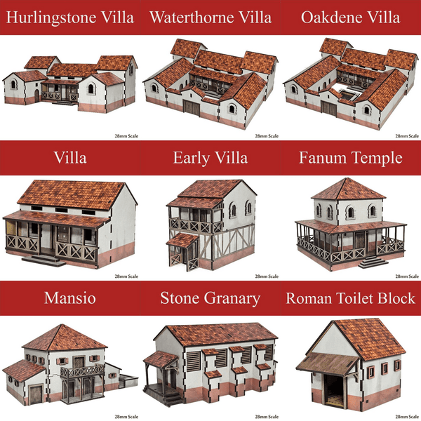 Full colour MDF Roman buildings - Karwansaray Publishers