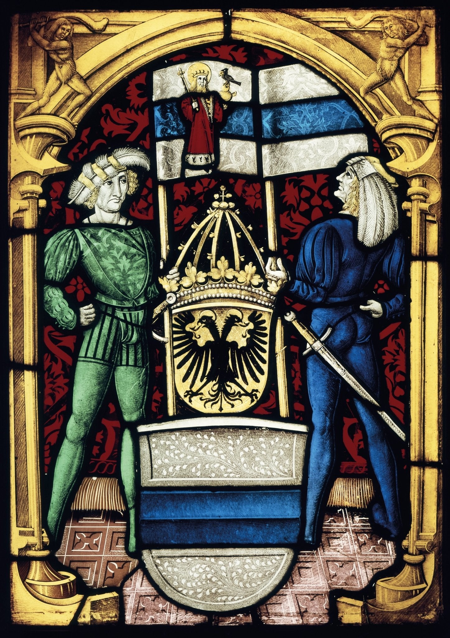 Medieval people up in arms