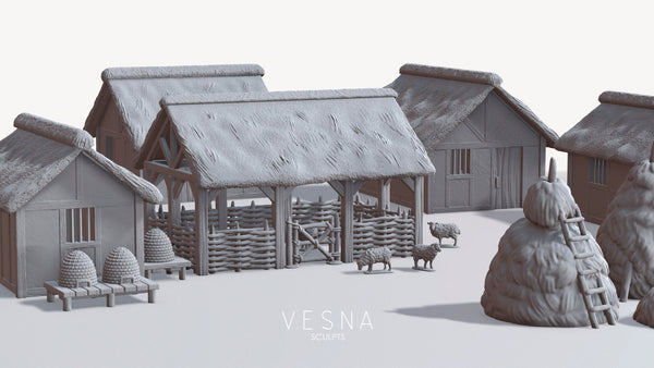 Medieval Village STLs - Karwansaray Publishers