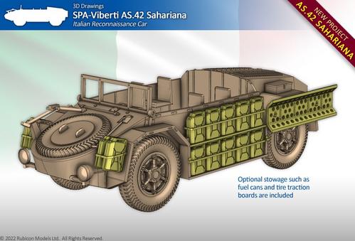 Plastic 1/56 AS.42 Sahariana - Karwansaray Publishers