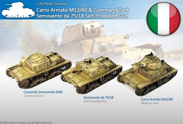 Plastic M13/40, Semovente and Command M40 - Karwansaray Publishers