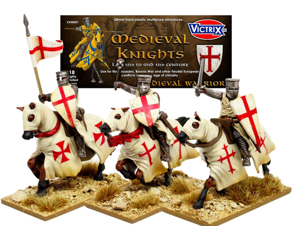 Plastic mounted Medieval knights - Karwansaray Publishers