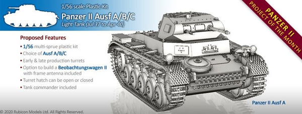 Plastic Panzer II in 1/56 - Karwansaray Publishers