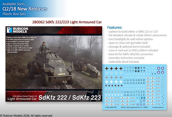Plastic Sdkfz 222/223 - Karwansaray Publishers