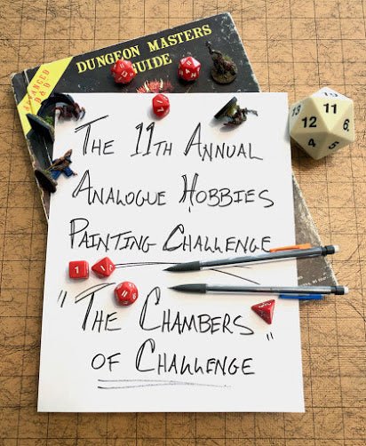 Prepping for the 11th Annual Analogue Painting Challenge - Karwansaray Publishers
