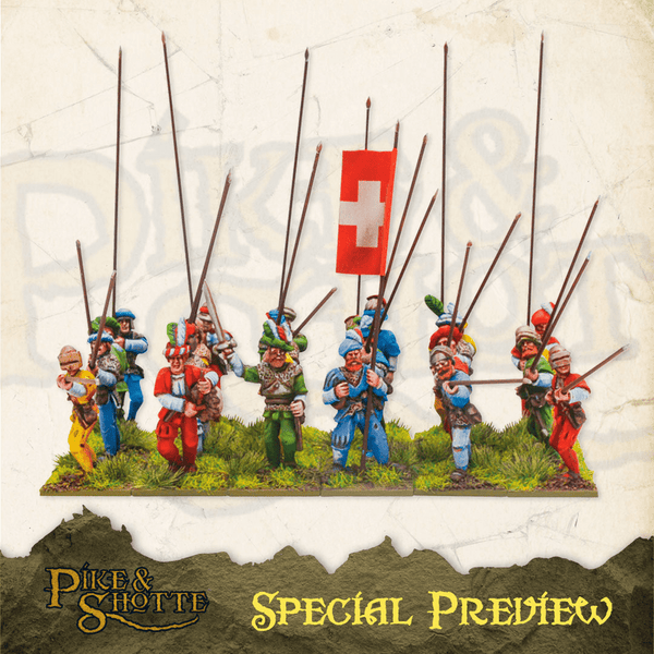 Preview 28mm Renaissance Swiss - Karwansaray Publishers
